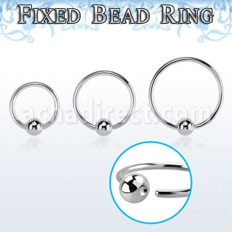 bedr20m aro cuenta fija acero quirurgico bola 2 5mm venta