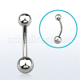 bns piercing ombligo acero quirurgico bola acero liso 5mm e 6mm distribuidor mayorista