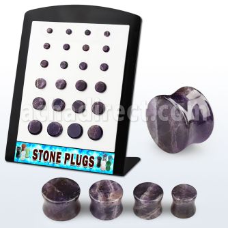 brpg161 display 24 plugs doble flare plug amatista 6g 12 4mm 12mm distribuidor