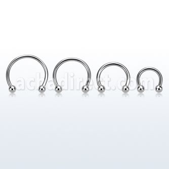 cbeb25 barbell circular acero quirurgico bolas 2 5mm venta