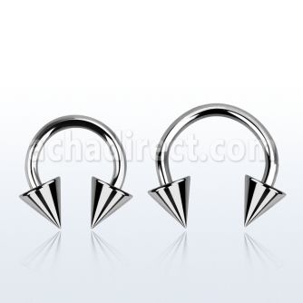 cbecn5 barbell circular acero quirurgico conos 5mm al por mayor