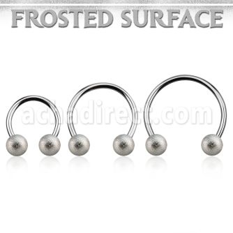cbefo5l barbell circular diametro acero 316l bolas 5mm acero esmerilado usar como arete venta