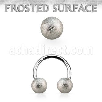 cbfo6 barbell circular acero quirurgico bolas acero esmerilado 6mm distribuidor