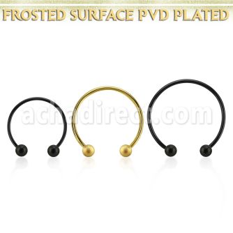 cbmtfo5l barbell circular diametro acero 316l anodizado bolas 5mm acero esmerilado usar como arete mayorista