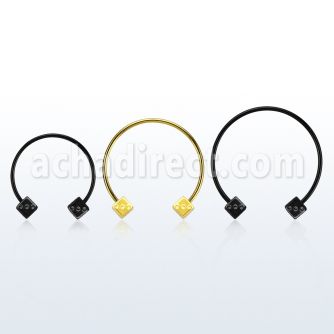 cbstdi4l barbell circular diametro acero 316l anodizado 2 dados 4mm usar como arete distribuidor