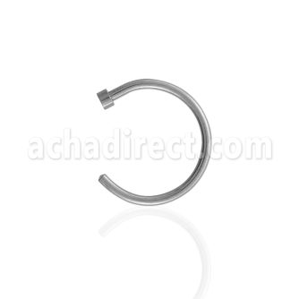 clns aro nariz clip falso acero quirurgico 1mm mayorista