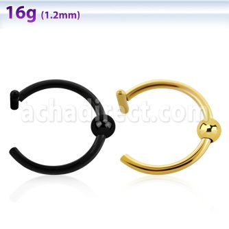 cltnsb aro nariz clip falso acero 316l anodizado 1mm bola 2mm distribuidor