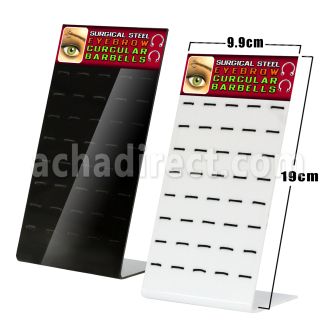 dac35 display acrilico vacio banda elastica capacidad sujetar 40 piercings mayorista