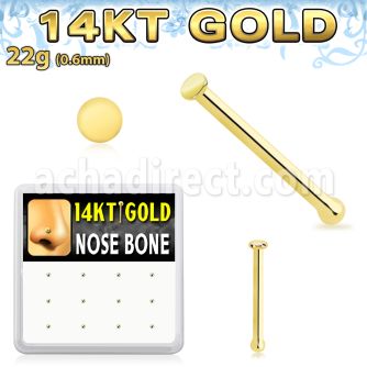 dgnb24 caja 12 piercing nariz oro 14 kts 0 6mm redonda 1mm distribuidor