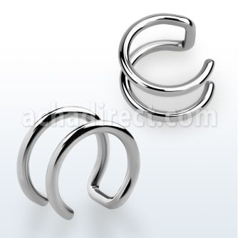 ecf clip helix falso clip acero quirurgico doble aro venta