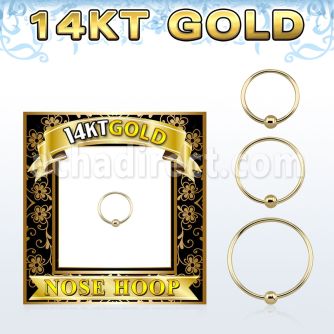 g14hob aro nariz continuo oro 14 kts 0 6mm bola al por mayor
