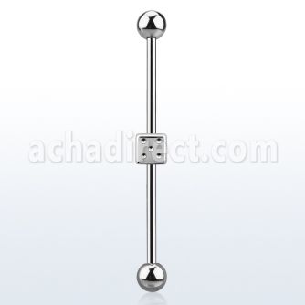 indsh1 barbell industrial acero 316l bolas e 5mm dado acero 316l centro barra 38mm distribuidor