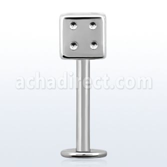 lbsdi4s labret acero quirurgico dado 4mm distribuidor