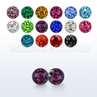 mfr3ss bola 3mm multi cristal 18g 1mm rosca venta por mayor