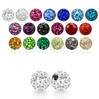 mfr4 bola multi cristal 4mm rosca al por mayor