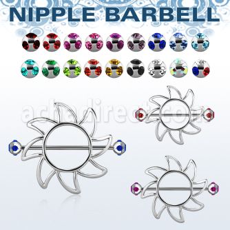 mjnp103 pezonera sol barbell acero quirurgico bolas multi joya 5mm distribuidor mayorista