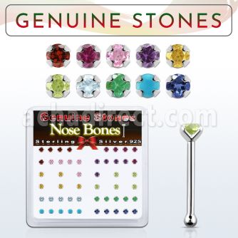 nbpbxge caja piercing nariz hueso plata 925 0 6mm 2mm mayorista