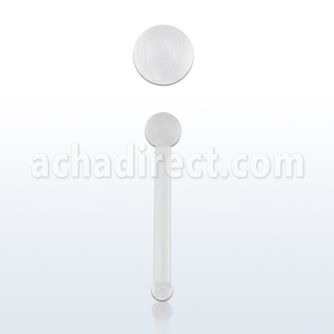 nbrt20 retainer piercing nariz hueso acrilico flexible transparente distribuidor mayorista