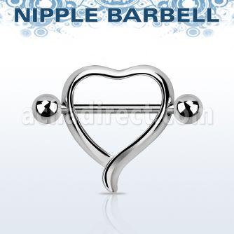 npsh11 pezonera corazon barbell acero 316l bolas 5mm la pezonera esta plata 925 15mm mayorista