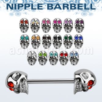 npskc barbell pezon acero quirurgico calaveras acero quirurgico ojos cristal distribuidor