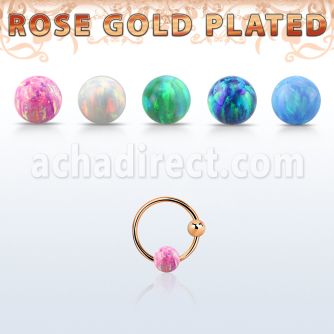 ns05rso aro nariz plata 925 oro rosa 18 kts 0 6mm bola bola opalo 3mm 8mm distribuidor mayorista