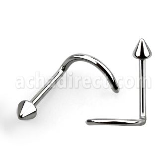 nscn piercing nariz l acero quirurgico brillo espejo cono 2mm distribuidor mayorista
