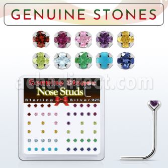nspbxge caja piercing nariz plata 925 0 6mm 2mm distribuidor