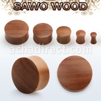 pws dilatacion plug doble flare madera sawo mayorista