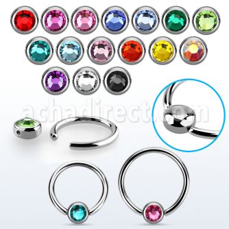 rccr4 aro bola presion acero 316l disco redondo 4mm cristal plano bisel venta