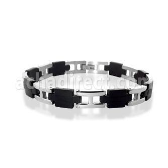 rsb39 brazalete goma bisagra acero inoxidable brillo espejo distribuidor mayorista