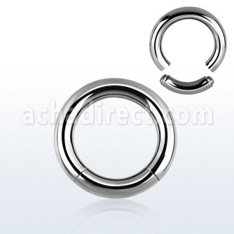 seg6 aro segmento acero quirurgico brillo espejo 4mm venta