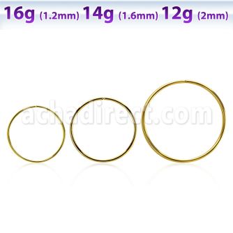 sellg aro continuo xl acero quirurgico pvd dorado al por mayor