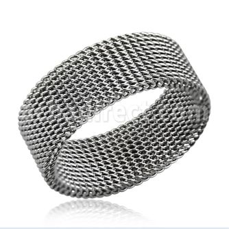 smr anillo malla acero inoxidable brillo espejo distribuidor
