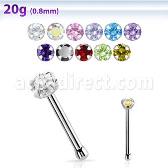 snbzr15 piercing nariz hueso acero quirurgico zirconia redonda 1 5mm distribuidor mayorista
