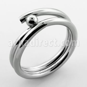 sr325 anillo acero inoxidable bola brillo espejo distribuidor mayorista