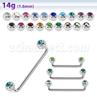 sub2cx barbell superficial industrial acero quirurgico 90 grados bolas joya bisel 5mm venta