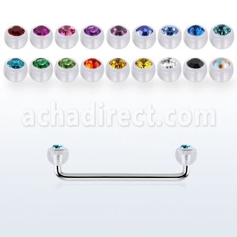 sudajb5 barbell superficial industrial acero quirurgico 90 grados bolas bioflexibles 5mm cristal bisel distribuidor mayorista