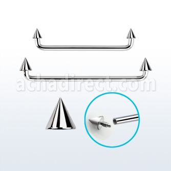 sudicn barbell superficial industrial acero quirurgico rosca interna 90 grados conos 3 4mm al por mayor