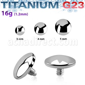 tag parte microdermal cupula titanio g23 rosca interna base microdermal 2mm 2 5mm venta