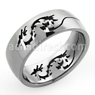 tir10x anillo titanio g23 dragon cortado al por mayor