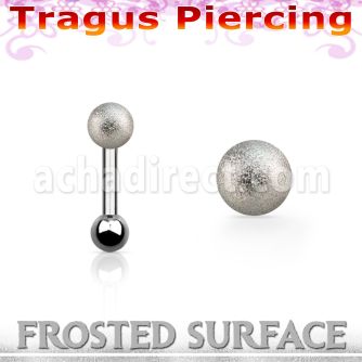 trg35 barbell tragus acero quirurgico bola acero esmerilado 4mm bola acero liso 3mm 6mm mayorista