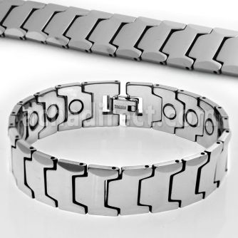 ub142 brazalete estilo correa reloj tungsteno uniones interconectadas distribuidor