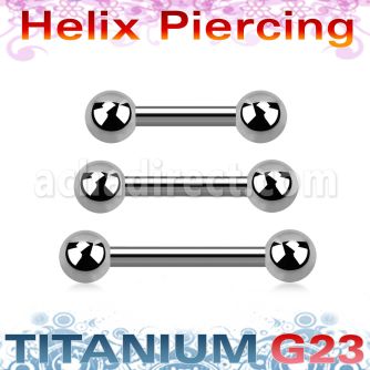 ubber31 barbell helix titanio g23 bolas 3mm al por mayor