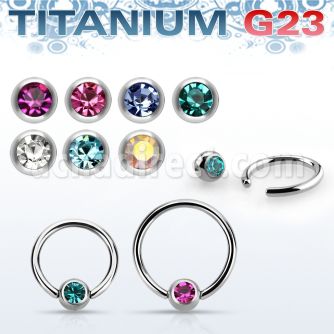 ubcec4s aro bola presion titanio g23 bola cierre 4mm cristal bisel distribuidor
