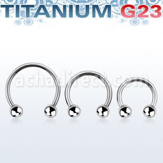 ucbb barbell circular titanio g23 bolas 4mm al por mayor