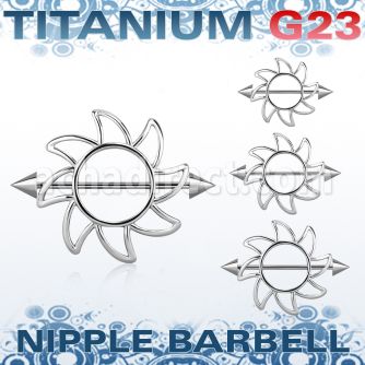 ucnp103 pezonera sol barbell titanio g23 conos 5mm venta