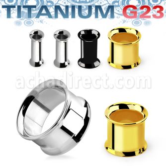 udpg dilatacion tunel doble flare titanio g23 brillo espejo venta