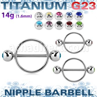 ujbnpe6 pezonera redonda acero quirurgico barra titanio g23 bolas titanio g23 joyas bisel 6mm mayorista
