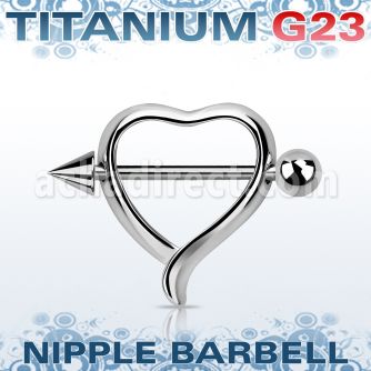 unpsh13 pezonera pezon redonda corazon barbell titanio g23 bola 5mm cono 5mm pezonera plata 925 15mm distribuidor mayorista