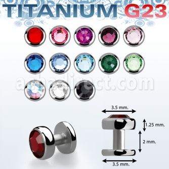 usdf35 skin diver titanio g23 barra cristal bisel 3 5mm distribuidor